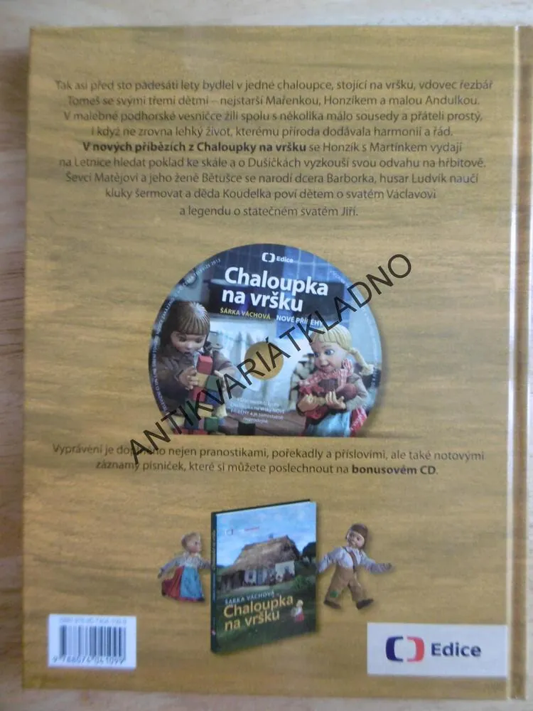 CHALOUPKA NA VRŠKU, ŠÁRKA VÁCHOVÁ, BEZ CD, **an