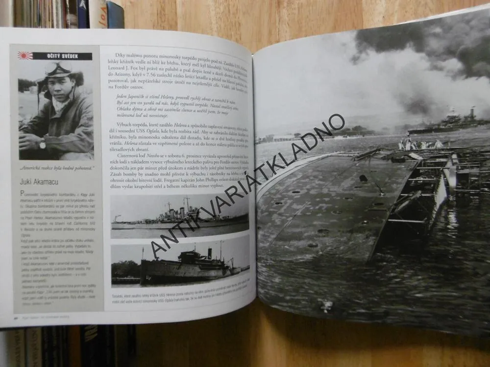 PEARL HARBOR - HOŘKÝ DEN, POTUPY, ILUSTROVANÉ DĚJINY, DAN VAN DER VAT, **an
