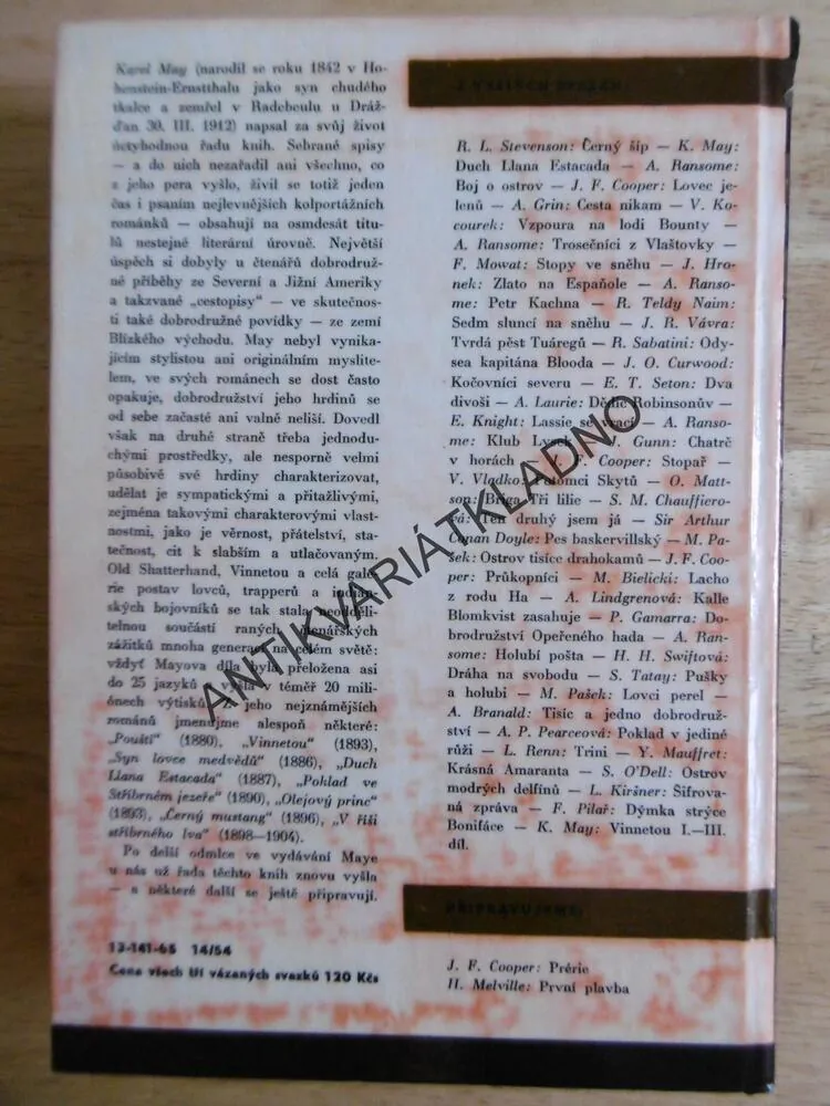 KOD 85/3, VINNETOU, KAREL MAY, BURIAN