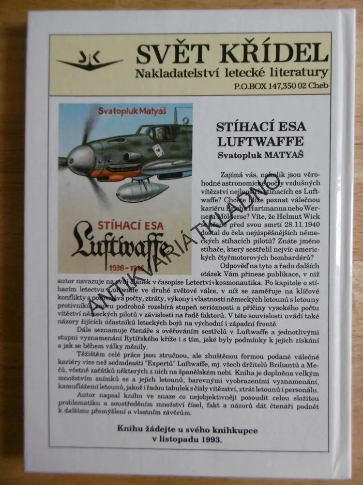 ETUDY VONÍCÍ LUFTEM, VÁCLAV VAŠEK, LETECTVÍ, VÁLKA, **an