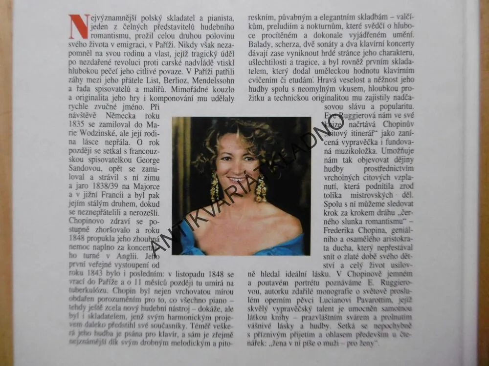 CHOPIN, CITOVÝ ITINERÁŘ, EVE RUGGIERI, **an