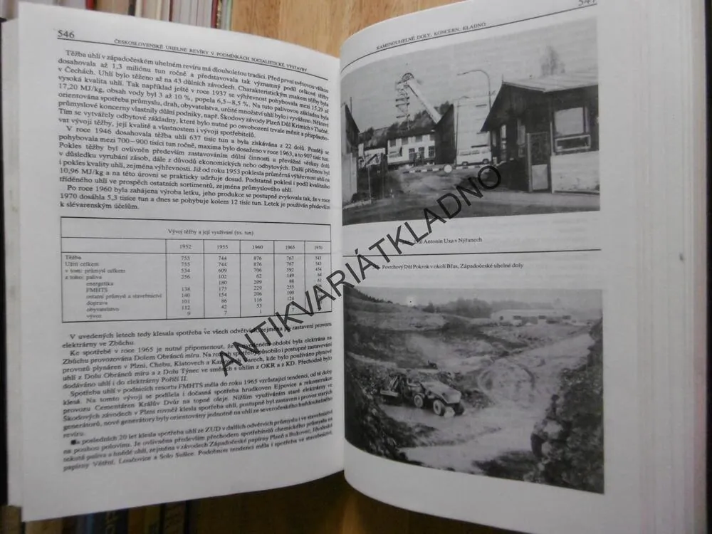 UHELNÉ HORNICTVÍ V ČSSR, 1985, **an