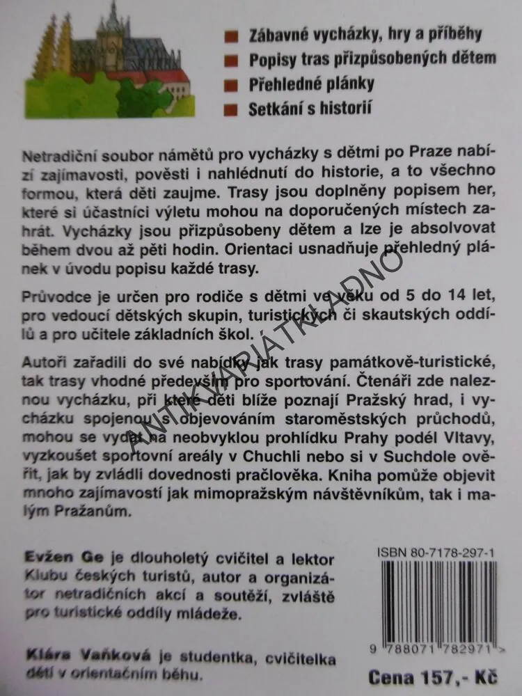 S DĚTMI PRAHOU BEZ NUDY, EVŽEN GE/KLÁRA VAŇKOVÁ