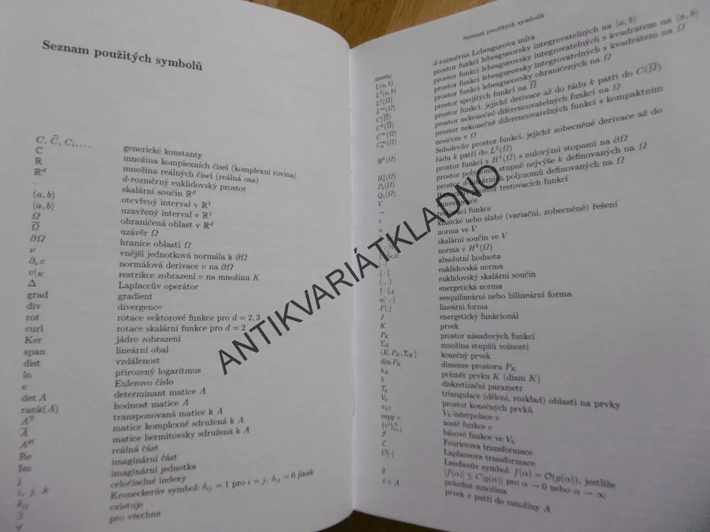 FOURIEROVY TRIGONOMETRICKÉ ŘADY A METODA KONEČNÝCH PRVKŮ V KOMPLEXNÍM OBORU, KOUKAL, KŘÍŽEK, POTŮČEK