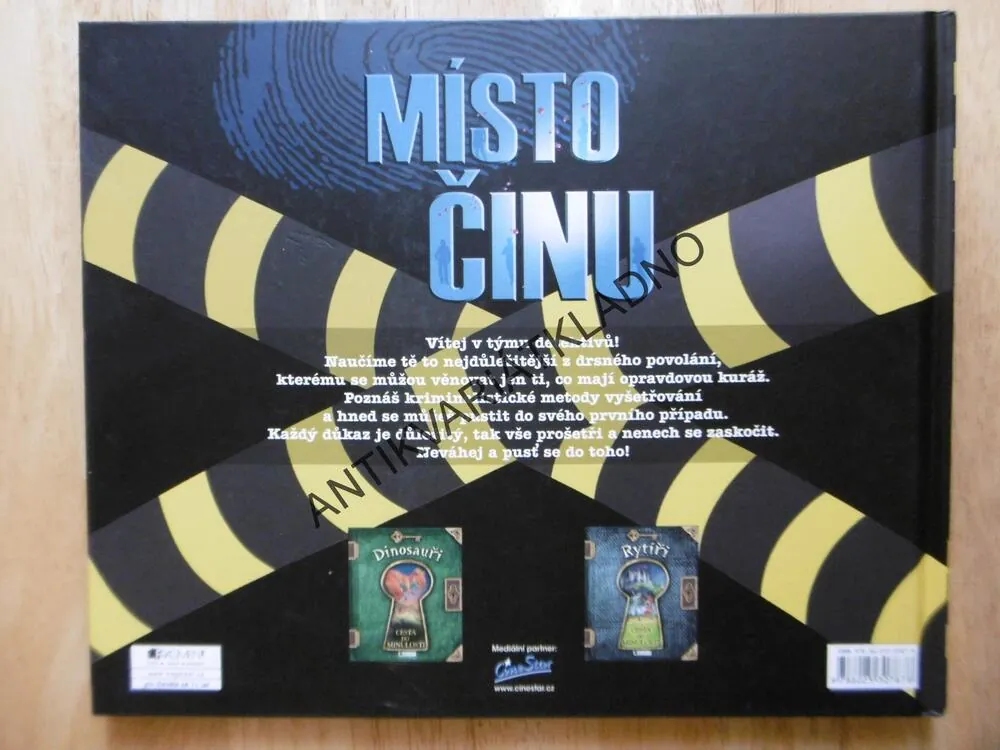 MÍSTO ČINU, STAŇ SE DETEKTIVEM, SLEDUJ DŮKAZY A ODHAL ZLOČIN...,
