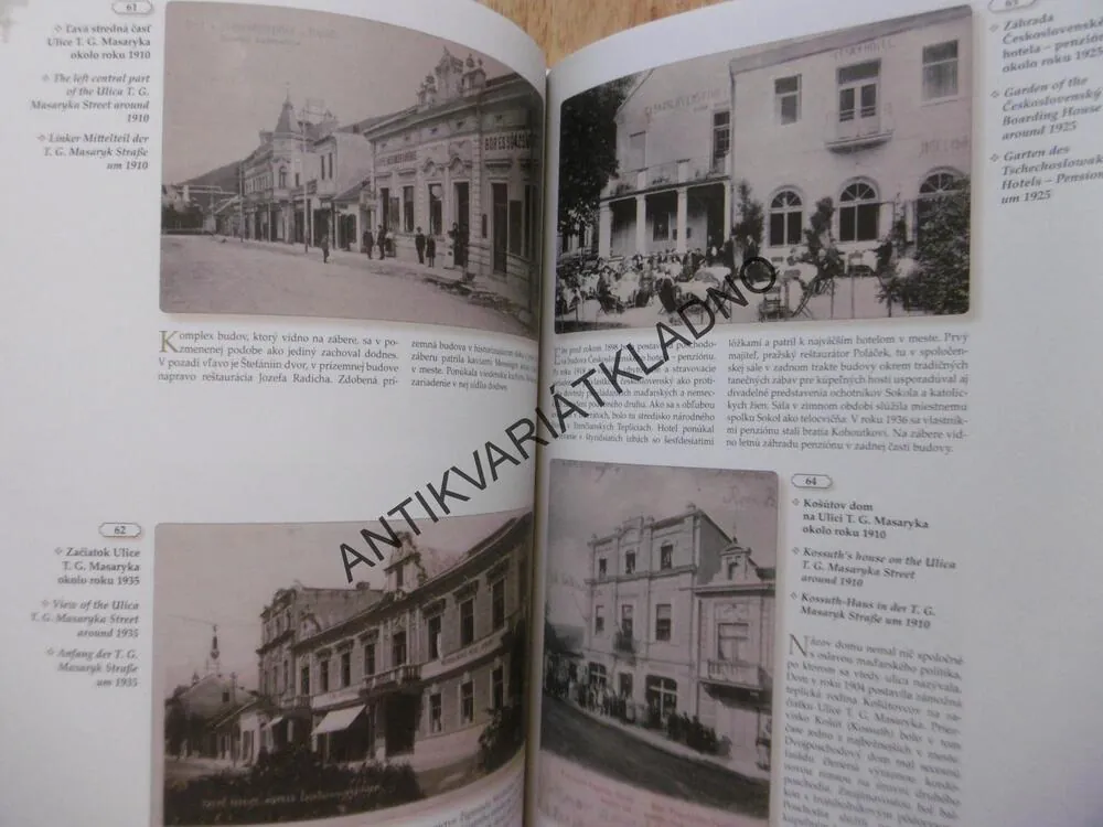 TRENČIANSKÉ TEPLICE NA STARÝCH POHLEDNICIACH, JÁN HANUŠIN, SLOVENSKO, **an