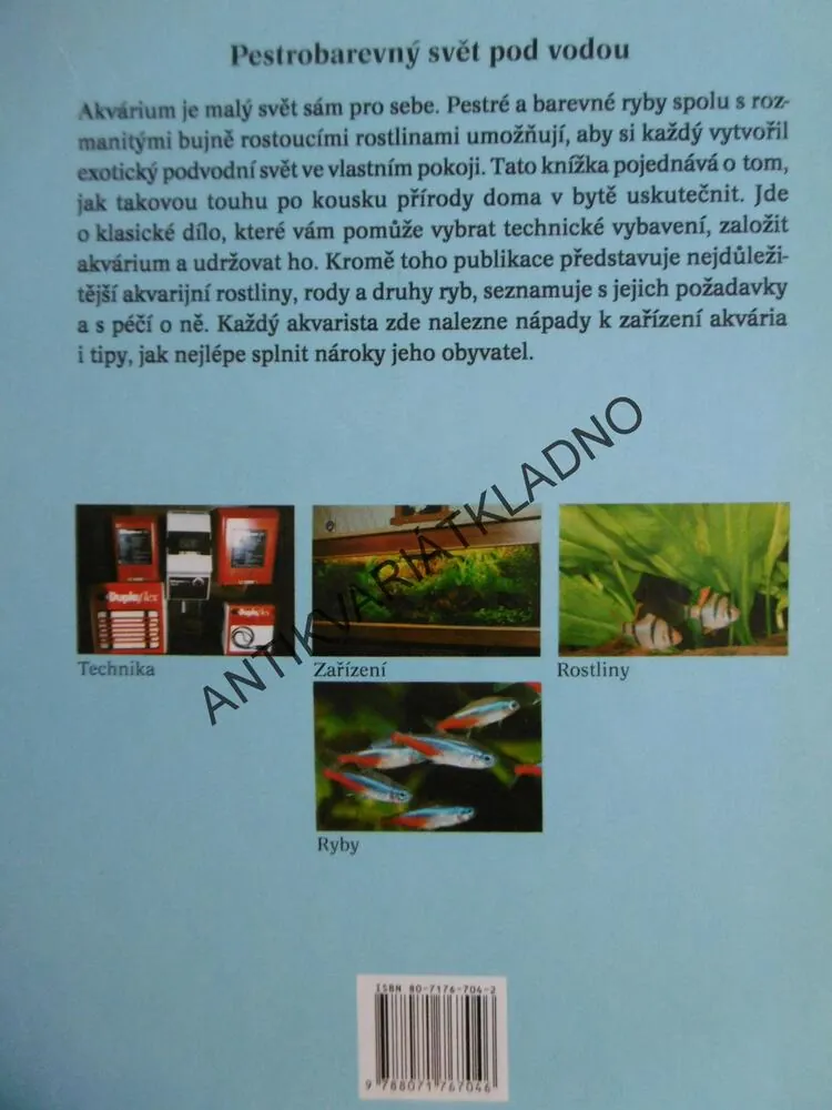 SLADKOVODNÍ AKVÁRIUM, HANS J. MAYLAND, **an