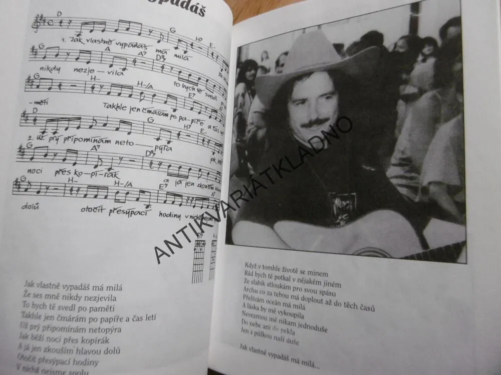 VLASTA REDL, SBOHEM GALÁNEČKO A DALŠÍCH 1 PÍSNÍ, ZPĚVNÍK, NOTY, TEXTY,AKORDY