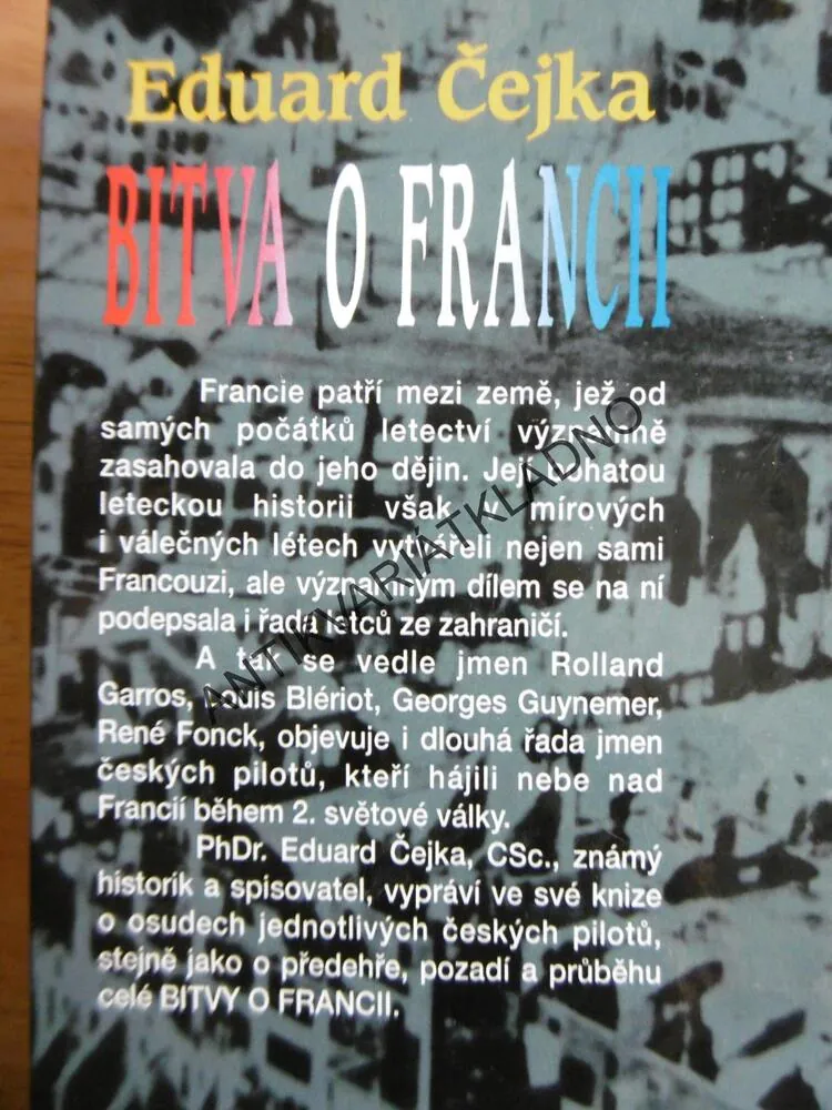 BITVA O FRANCII, EDUARD ČEJKA, **an
