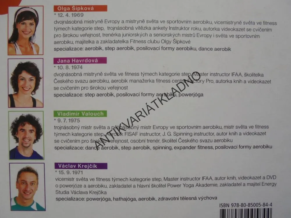 DOMÁCÍ POSILOVNA, BUĎ FIT S ČT, ŠÍPKOVÁ, HAVRDOVÁ, VALOUCH, KREJČÍK + DVD,SPORT