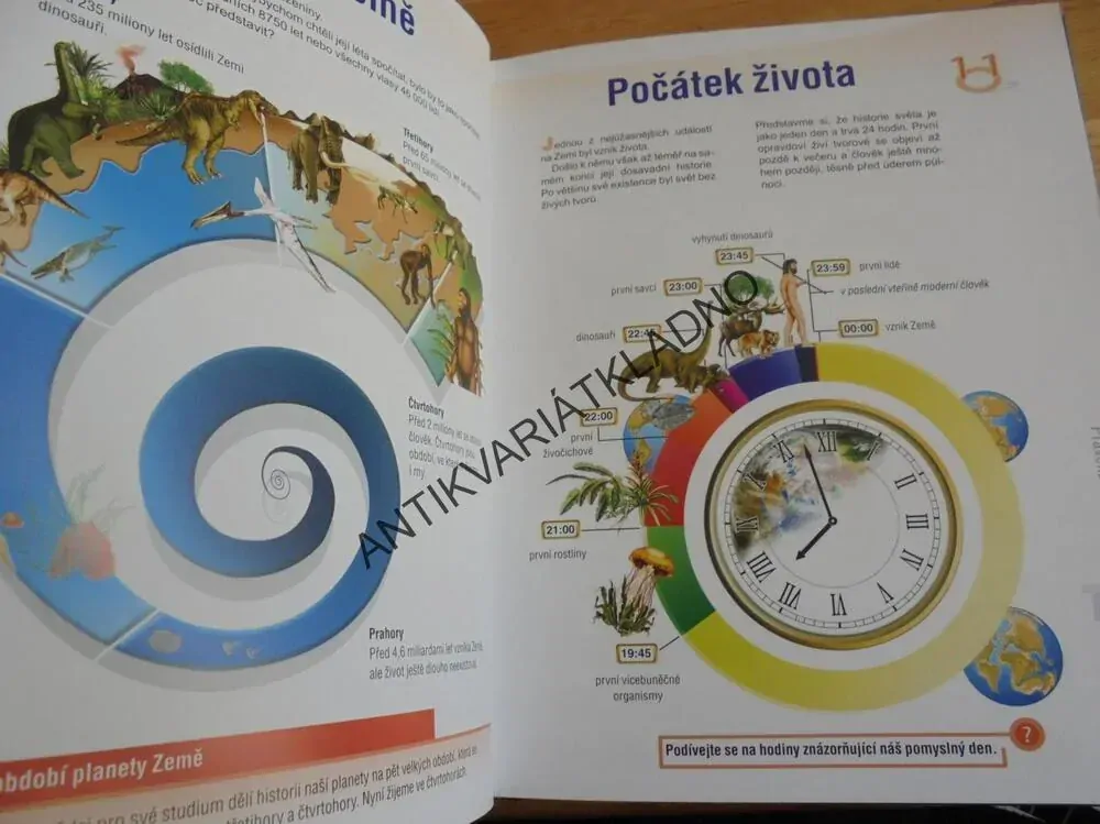 PRAVĚKÉ DĚJINY ZEMĚ, DĚTSKÁ ILUSTROVANÁ ENCYKLOPEDIE, DINOSAURUS, **an