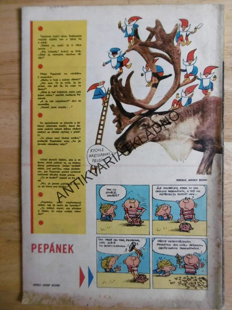 PIONÝR 6/1971, KOMIKS, NEPRAKTA, BURIAN