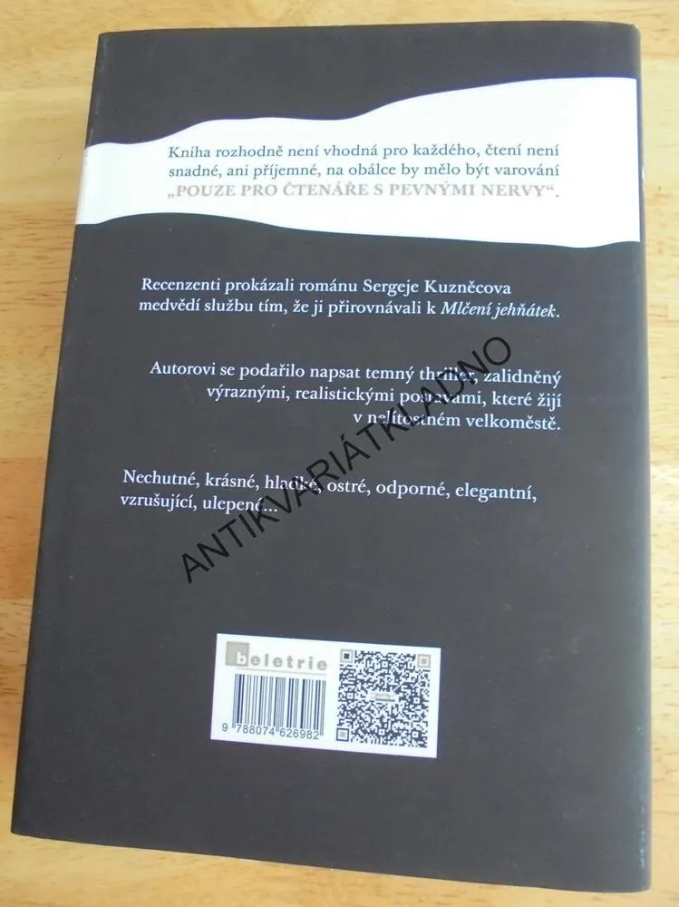 MOTÝLÍ KŮŽE, PSYCHOTHRILLER ZE SOUČASNÉ MOSKVY,KUZNĚCOV, **an