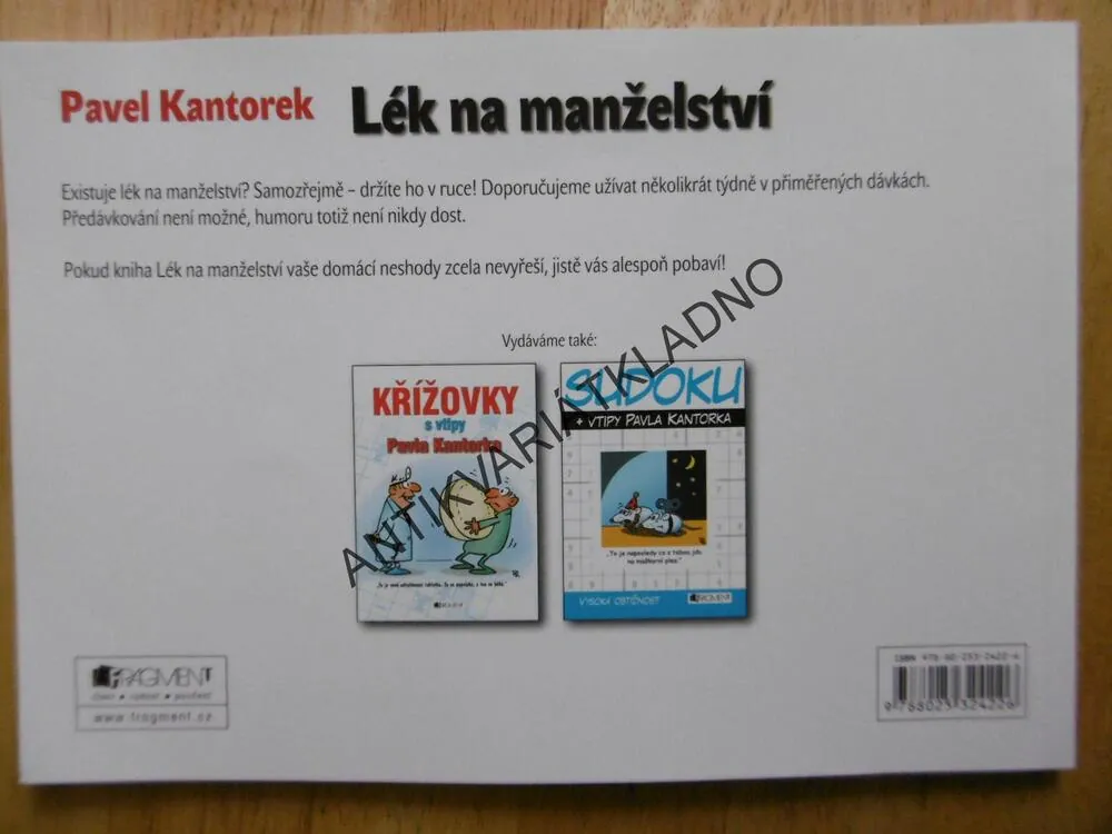 LÉK NA MANŽELSTVÍ, PAVEL KANTOREK