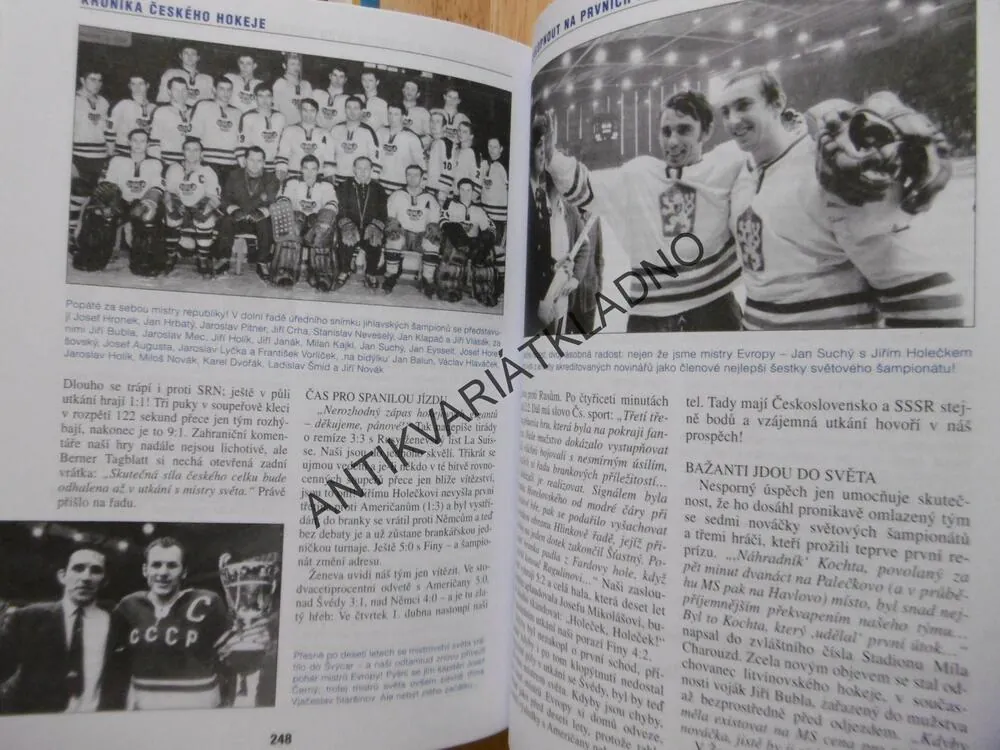 KRONIKA ČESKÉHO HOKEJE,1894-2000, JENŠÍK
