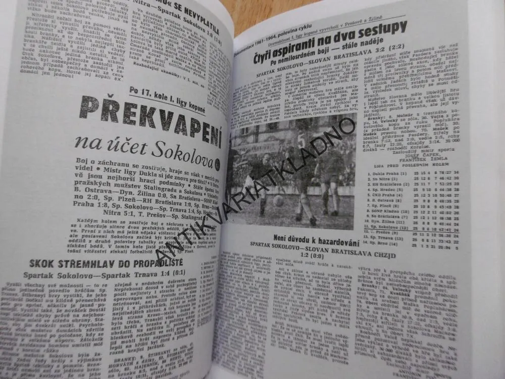 SPARTA VE HVĚZDÁCH, 1910-2007, DENEBA, FOTBAL
