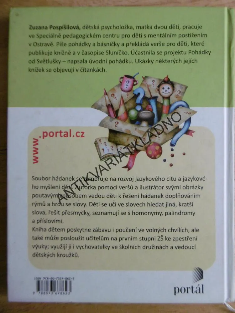 MÁŠ NADÁNÍ NA HÁDÁNÍ, ZUZANA POSPÍŠILOVÁ, TRSŤAN, **an