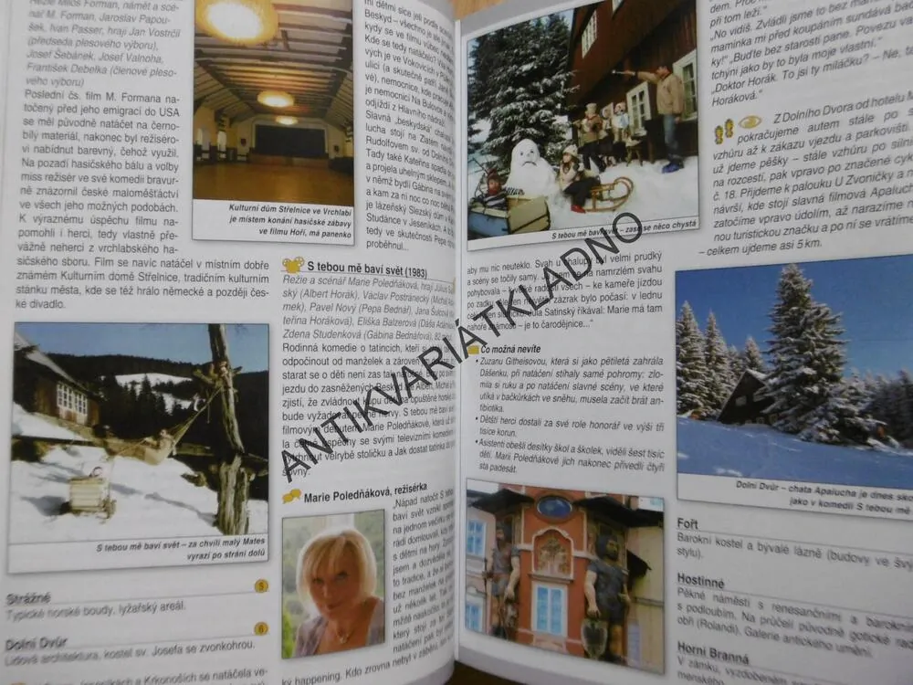 FILMOVÁ A CESTOVNÍ KNIHA, AUTEM PO ČECHÁCH, MORAVĚ A SLEZSKU, VČETNĚ DVD, **an