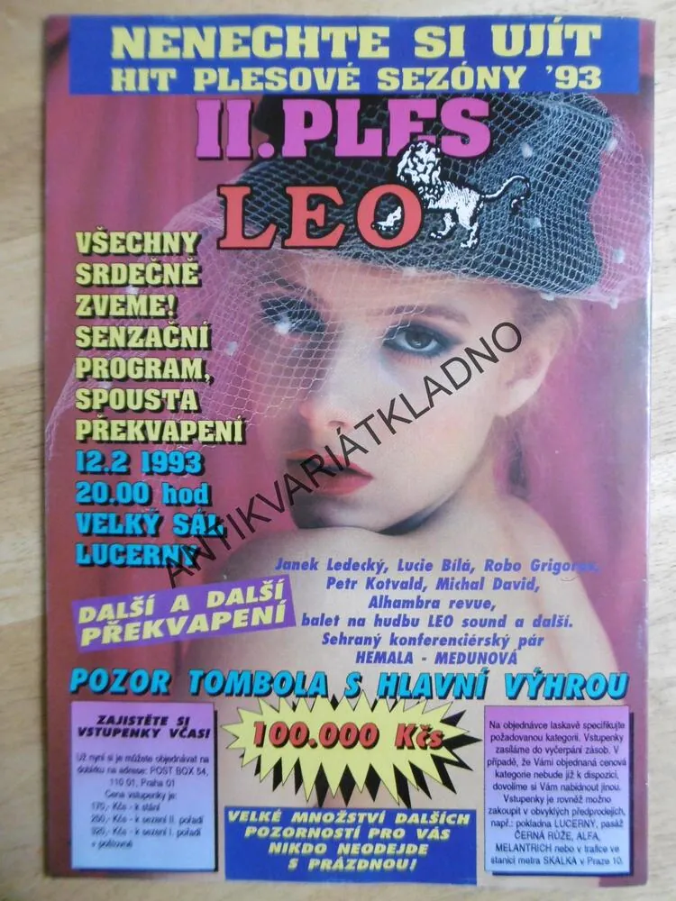 LEO, LÁKAVÉ EROTICKÉ OSVĚŽENÍ, 1/1993