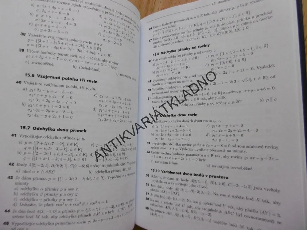 MATEMATIKA, PŘÍPRAVA K MATURITĚ A PŘIJÍMACÍM ZKOUŠKÁM NA VYSOKÉ ŠKOLY