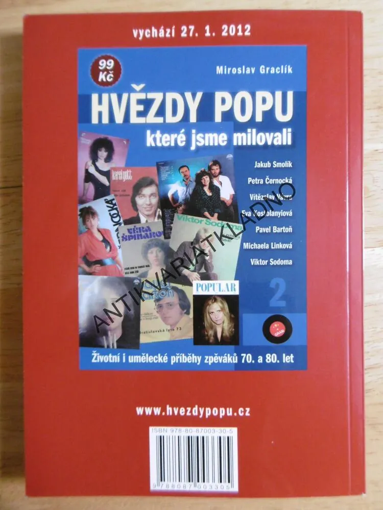 HVĚZDY POPU, KTERÉ JSME MILOVALI, ZPĚVÁCI 70-80.LET, MIROSLAV GRACLÍK