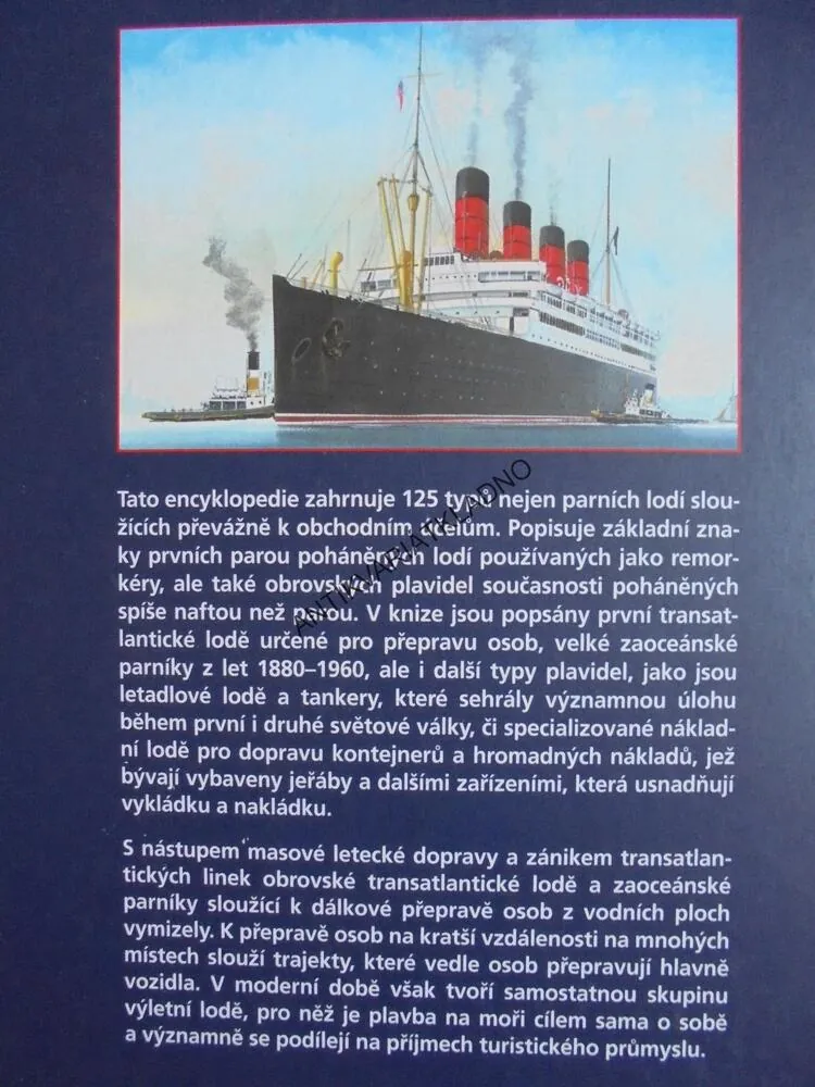 ENCYKLOPEDIE PARNÍCH LODÍ, CHRIS CHANT, 1798-2007, PARNÍK, LOĎ, **an