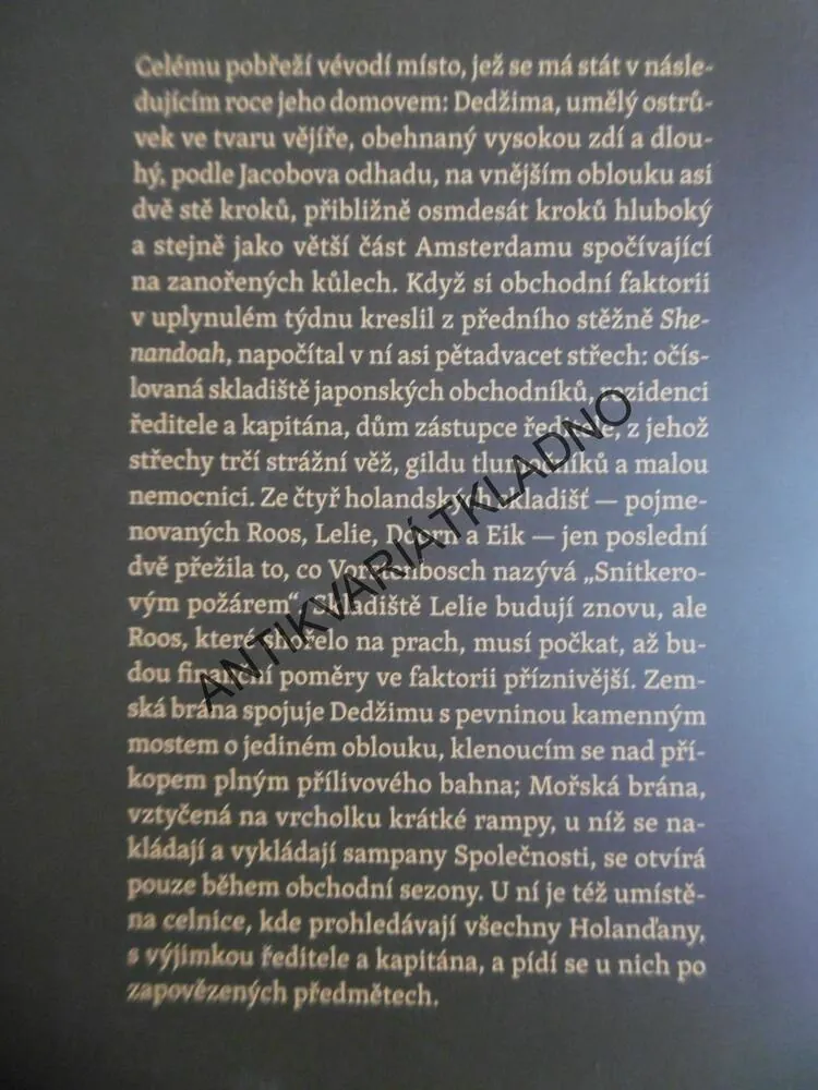 TISÍC PODZIMU JACOBA DE ZOEA, DAVID MITCHELL, **an