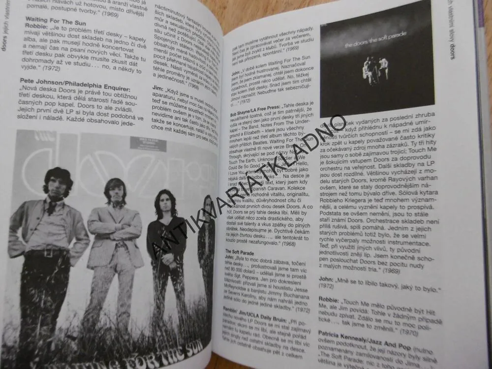 DOORS, JEJICH VLASTNÍMI SLOVY, ANDREW DOE, JOHN TOBLER