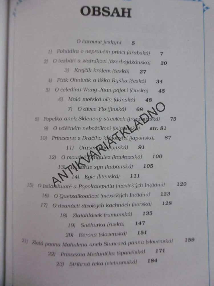 POHÁDKY Z ČAROVNÉ JESKYNĚ, 1992, SOCHOVSKÝ