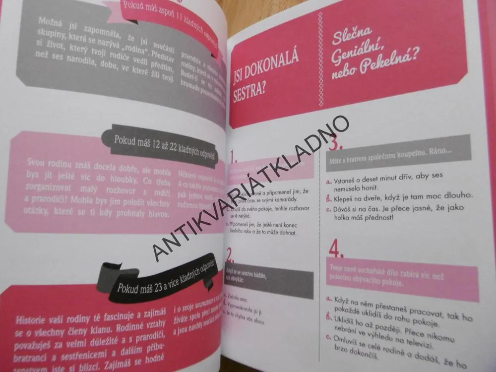 JAKÁ DOOPRAVDY JSI, TESTY PRO VŠECHNY SPRÁVNÉ HOLKY,JOUHANNEAUOVÁ, VOYELLEOVÁ, 2017, **an
