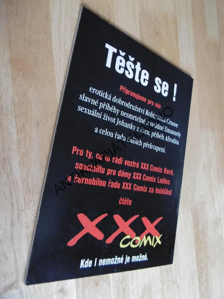 XXX COMIX 3/1999, KOMIKS, EROTIKA