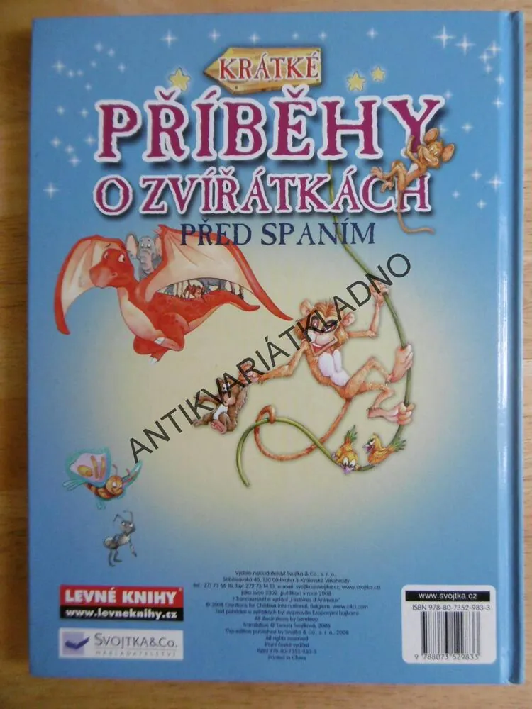KRÁTKÉ PŘÍBĚHY O ZVÍŘÁTKÁCH PŘED SPANÍM,JOSETTE GONTIER