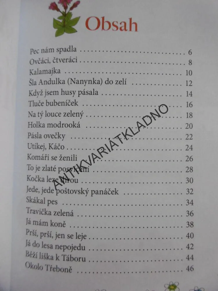 MOJE PRVNÍ PÍSNIČKY, EDITA PLICKOVÁ, bez CD, **an