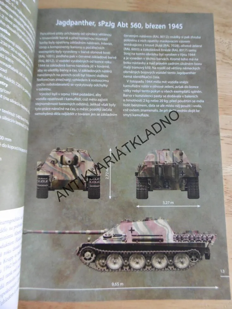 JAGDPANTHER VS SU-100, VÝCHODNÍ FRONTA 1945, D.R.HIGGINS, **an