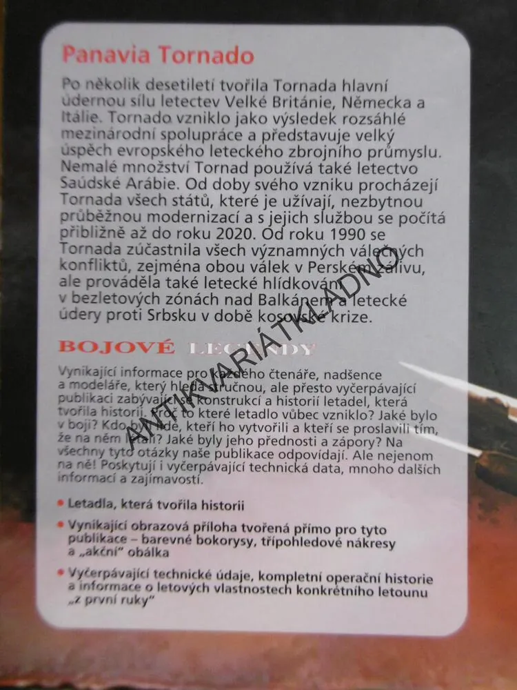 BOJOVÉ LEGENDY PANAVIA TORNADO,PETR CENKER, **an
