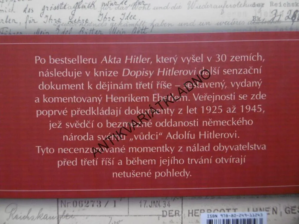 DOPISY HITLEROVI, HENRIK EBERLE, **an