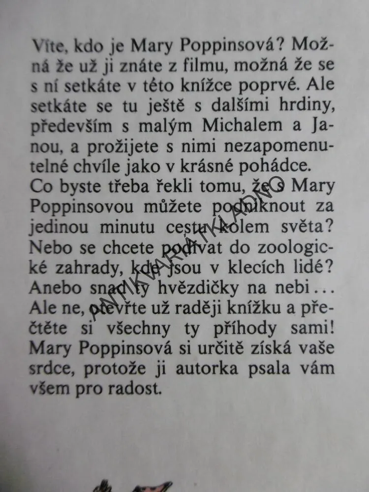 MARY POPPINSOVÁ, P.L. TRAVERSOVÁ, ŠALOMOUNOVÁ, **an