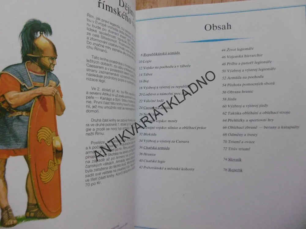 DĚJINY ŘÍMSKÉHO VOJSKA, JAK SE ŽILO V MINULOSTI, **an