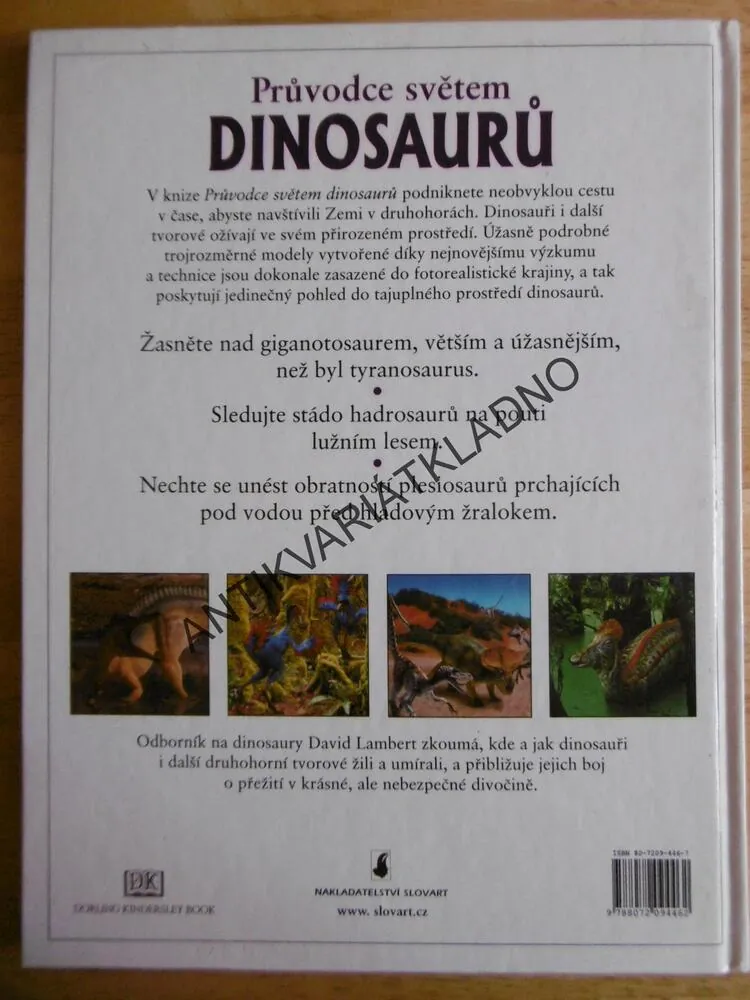 PRŮVODCE SVĚTEM DINOSAURŮ, DAVID LAMBERT, DINOSAUŘI, **an