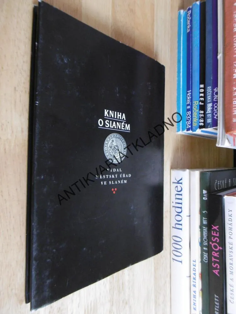KNIHA O SLANÉM, SLANÝ, OKR. KLADNO, 1994, obal pěkný,**an