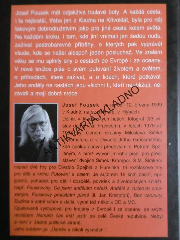 NA CESTÁCH S ANDĚLY, JOSEF FOUSEK, **an