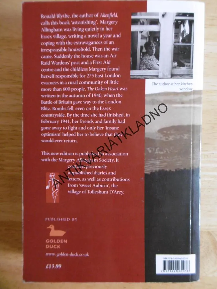 THE OAKEN HEART, MARGERY ALLINGHAM, ANGLICKY, **an