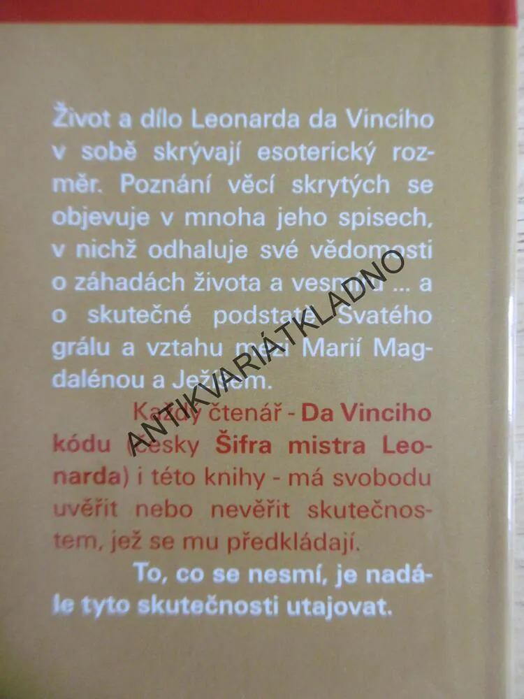 POSELSTVÍ DA VINCIHO KÓDU, RENÉ CHANDELLE, **an