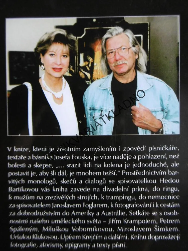 AŽ MĚ ANDĚLÉ ...,JOSEF FOUSEK - AUTOGRAM S VĚNOVÁNÍM, **an