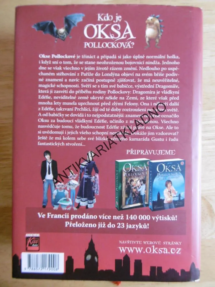 OKSA POLLOCKOVÁ, VYVOLENÁ, KNIHA PRVNÍ, ANNE PLICHOTOVÁ, GENDRINE WOLFOVÁ, **an