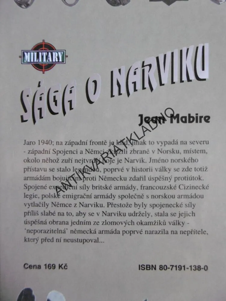 SÁGA O NARVIKU, JEAN MABIRE, **an 