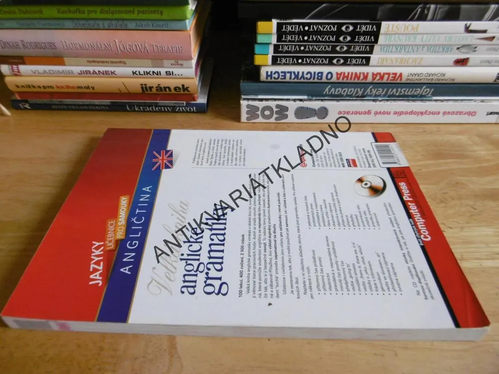 ANGLIČTINA PRO SAMOUKY, VELKÁ KNIHA ANGLICKÉ GRAMATIKY, 100 LEKCÍ, BEZ CD