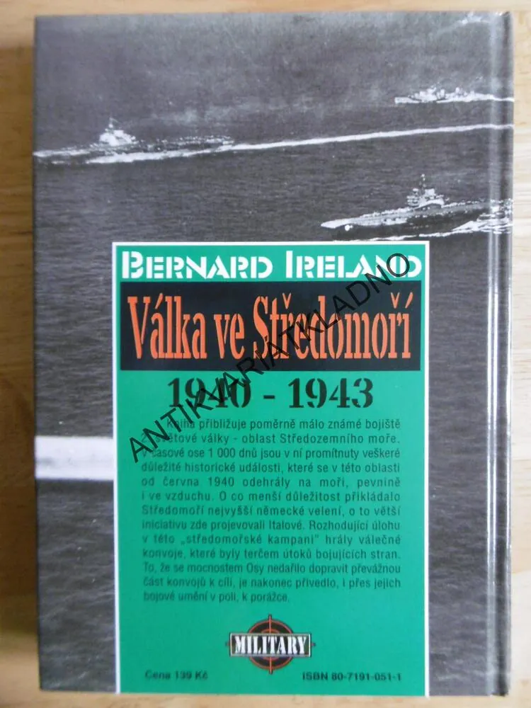 VÁLKA VE STŘEDOMOŘÍ, 1940-43, IRELAND, **an