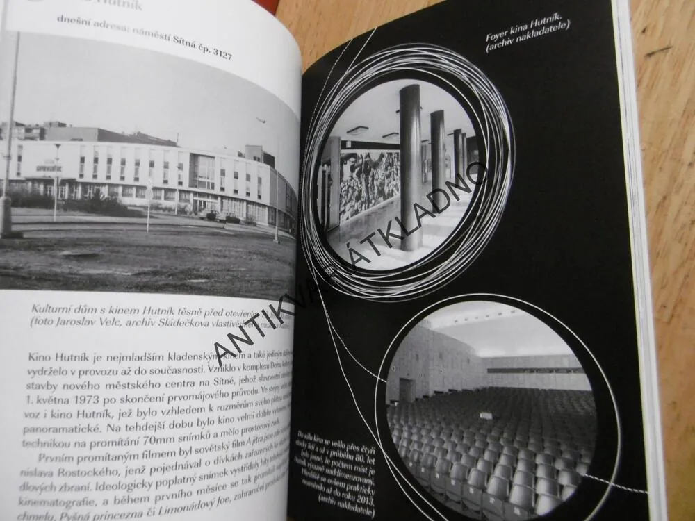SENSAČNÍ PODÍVANÁ!, DĚJINY KLADENSKÝCH BIOGRAFŮ, ZDENĚK POSPÍŠIL, KLADNO, **an