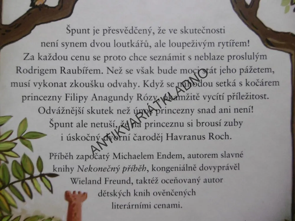 RODRIGO RAUBÍŘ A NEOHROŽENÝ ŠPUNT, MICHAEL ENDE, WIELAND FREUND,